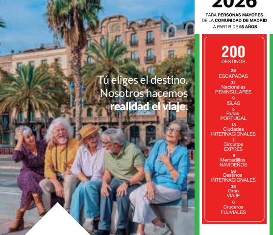 Rutas culturales para mayores de 55 en 2026